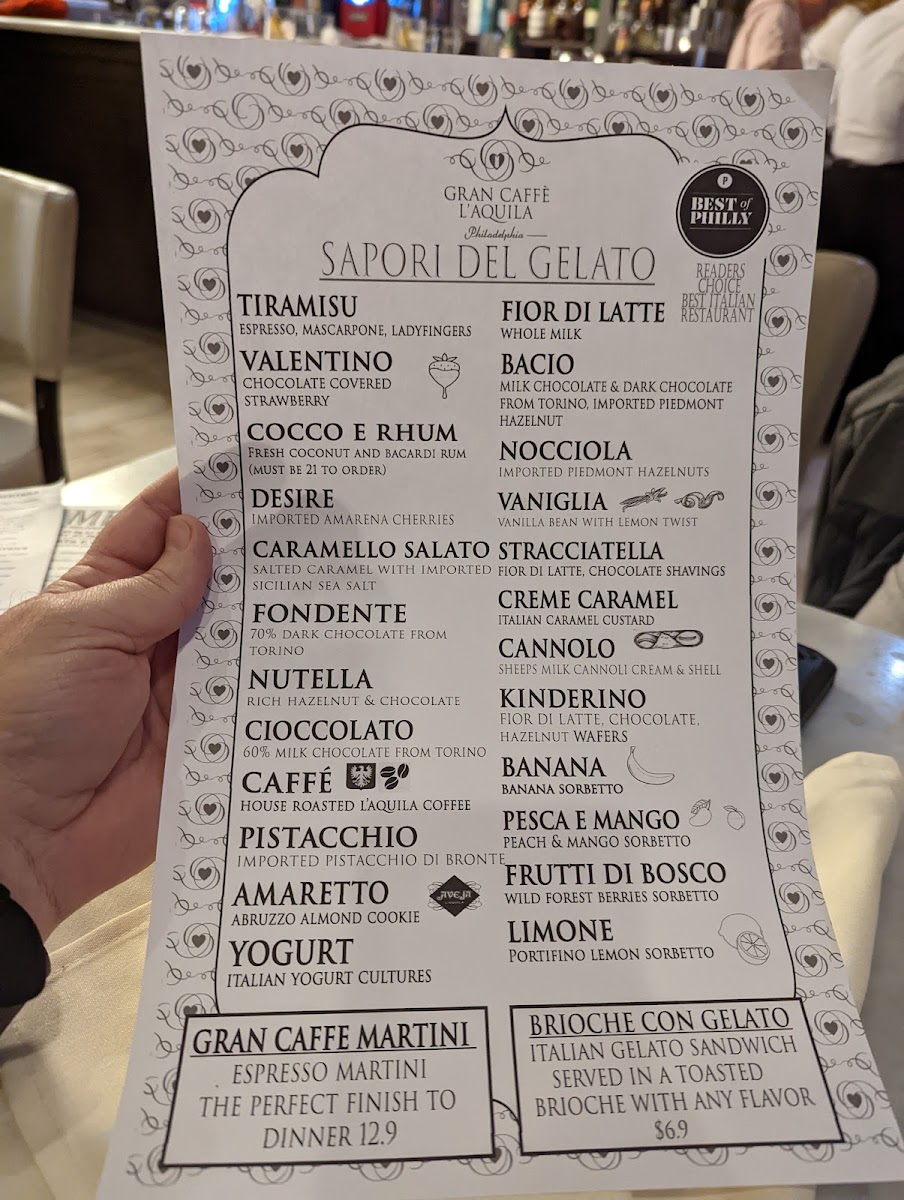 Gran Caffe L'Aquila Menu - Image 5